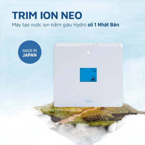 Máy điện giải ion kiềm giàu Hydro Trim ion Neo (Trọn bộ)